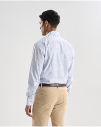 3 Wise Men - 3 Wise Men Lakeshore Blue Print Shirt