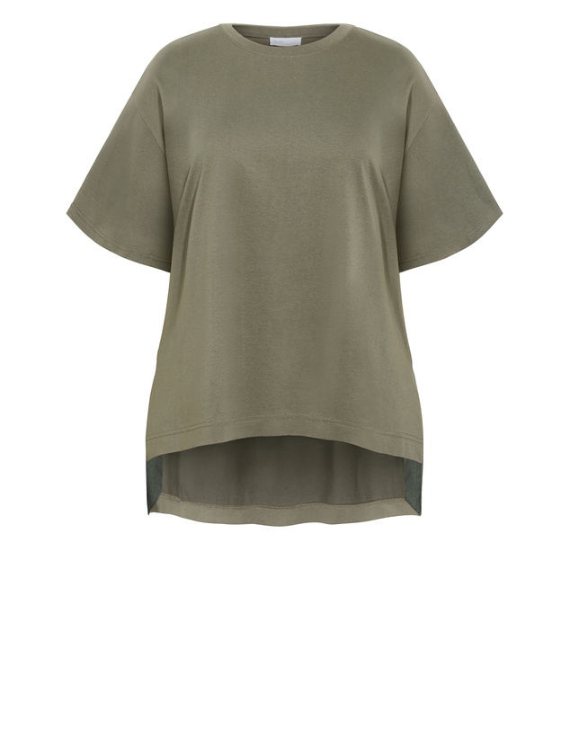City Chic - Oversized Split Tee