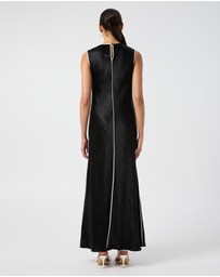 Third Form - Crush Contrast Bind Maxi Tank Dress