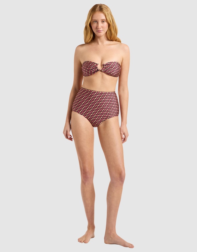 JETS - Coco Geo High Waist Bikini Bottom
