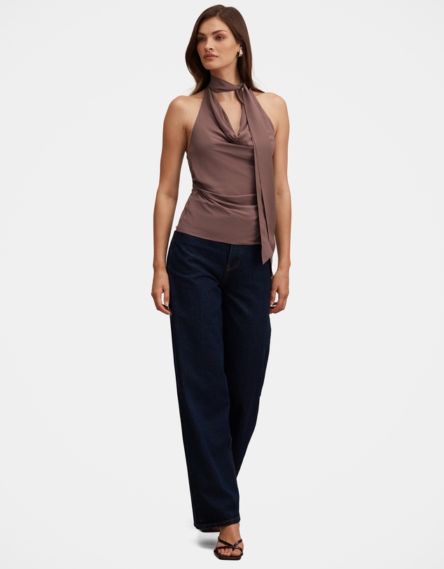 Forever New - Bindi Scarf Cowl Neck Top