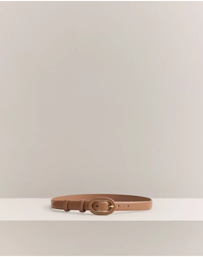 Trenery - Onna Belt in Dark Camel