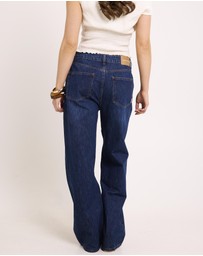 Subtitled - Alexa Mid Rise Relaxed Denim Jeans