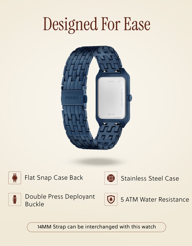 Fossil - Raquel Blue Analogue Watch