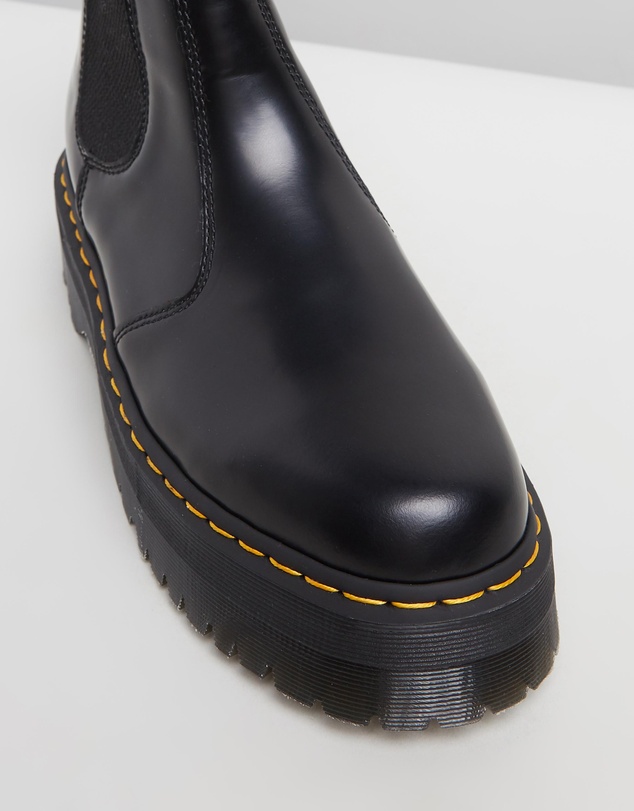 Dr Martens - Unisex 2976 Quad Leather Platform Chelsea Boots