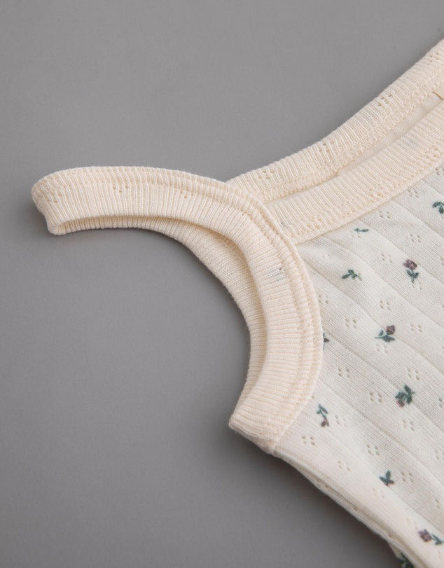 Tiny Trove - Vivi Cotton Rib Pointelle Set - Babies