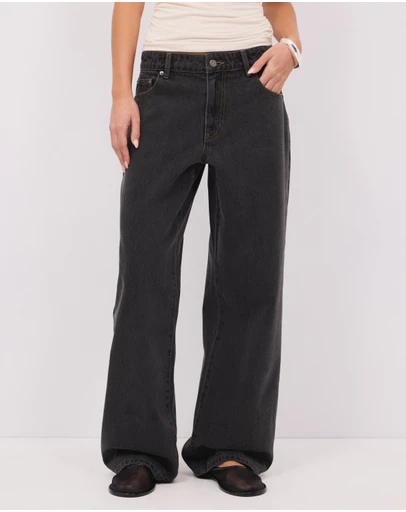 Calli - Tyla Mid Rise Baggy Jeans