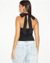 Dazie - Cool Breeze Halter Neck Top