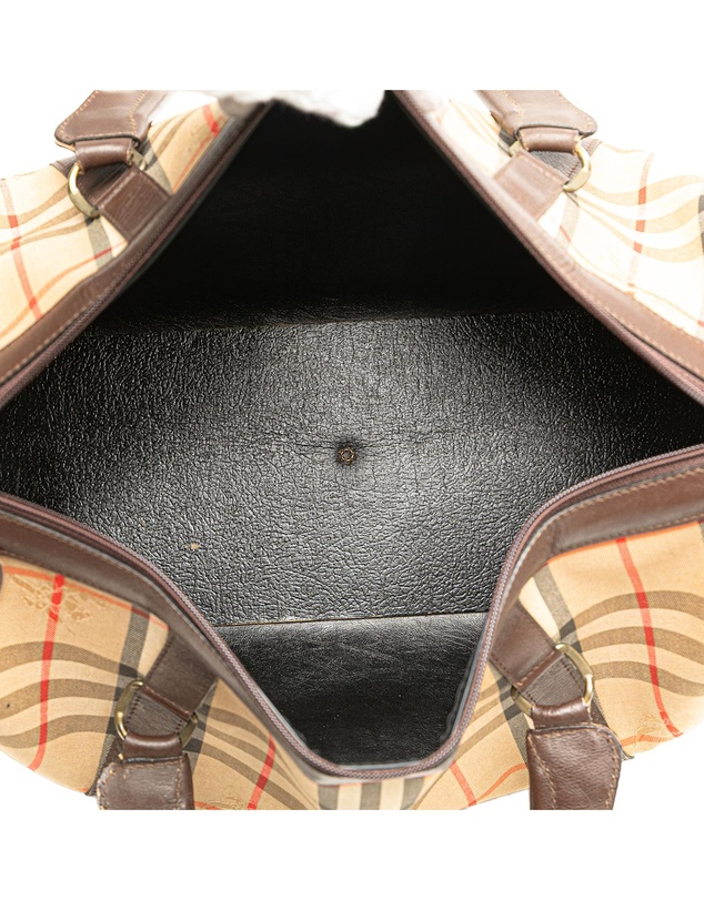 Pre-Loved by Azura Reborn - Pre-Loved Haymarket Check Canvas Travel Bag