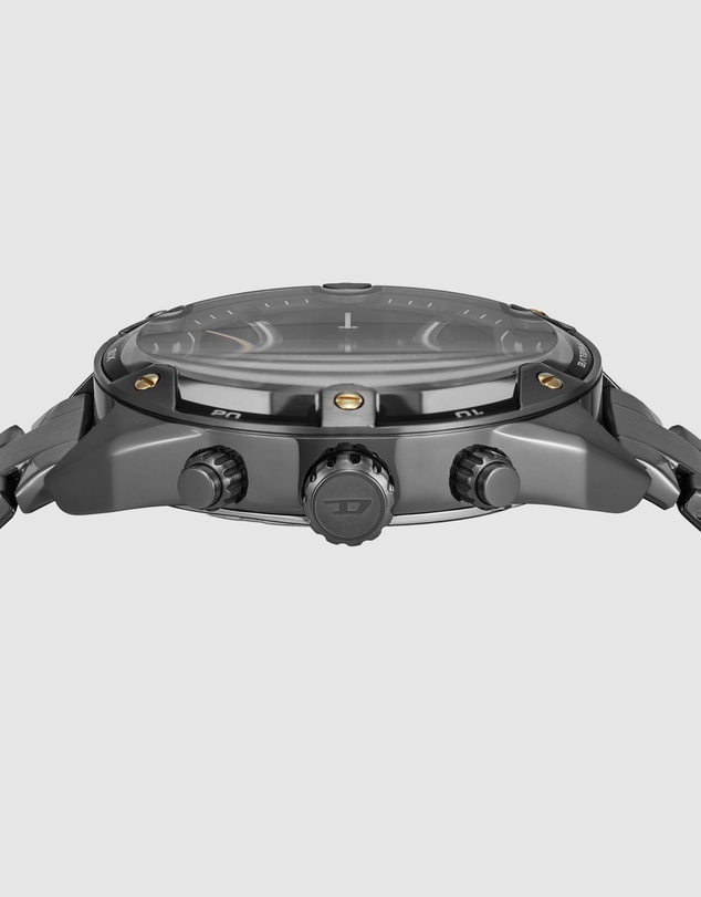 Diesel - Spiked Gun-Metal Chronograph Watch