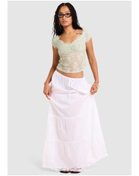 Subtitled - Provence Maxi Skirt