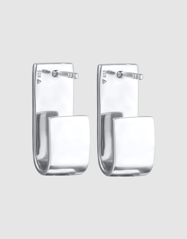 Elli Jewelry - Chunky Stud Earrings in 925 Silver
