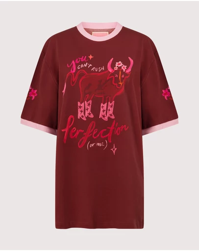 SMWR. by The Somewhere Co - Taurus Astrology Oversized Tee
