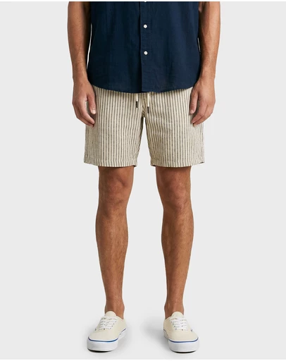 Academy Brand - Jeff Stripe Linen Short