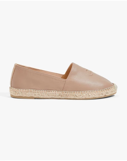 Country Road - Cr Logo Leather Espadrille