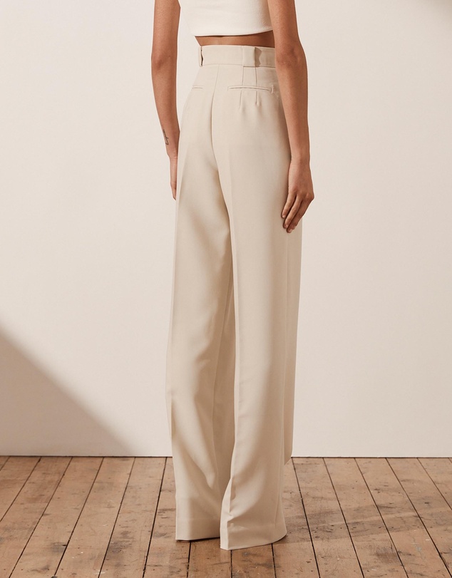 Shona Joy - Irena High-Waisted Tailored Pants