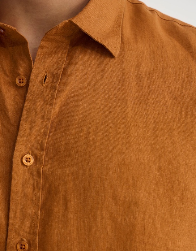 Oxford - Leyton French Linen Short Sleeve Shirt