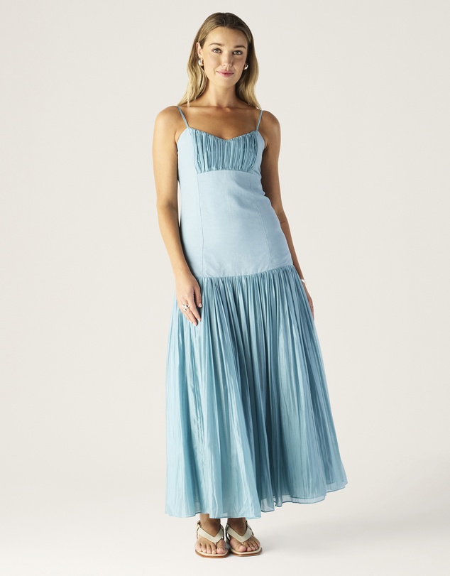 MOS The Label - Serafina Linen Maxi Dress