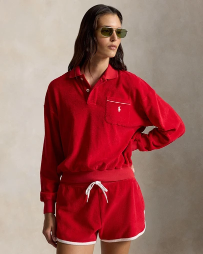 Polo Ralph Lauren - Terry Long-Sleeve Polo Shirt