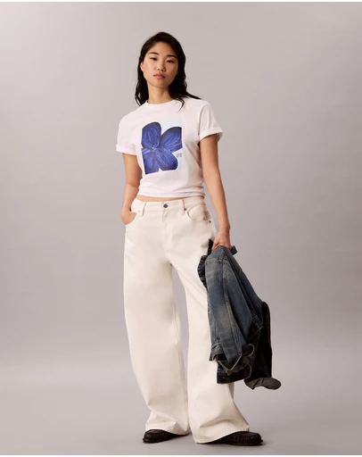 Calvin Klein Jeans - Floral Graphic Logo Tee
