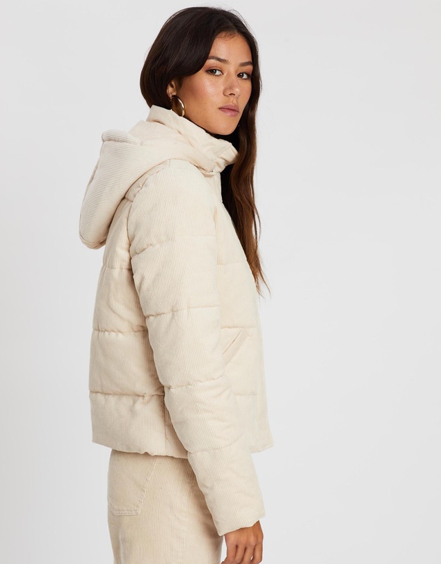 All About Eve - Cali Cord Puffer Jacket