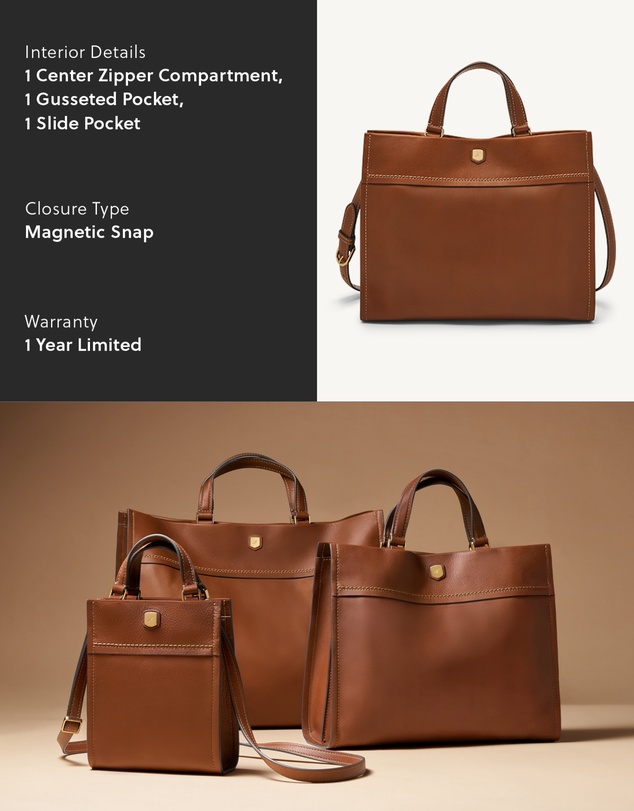 Fossil - Carmen Brown Tote