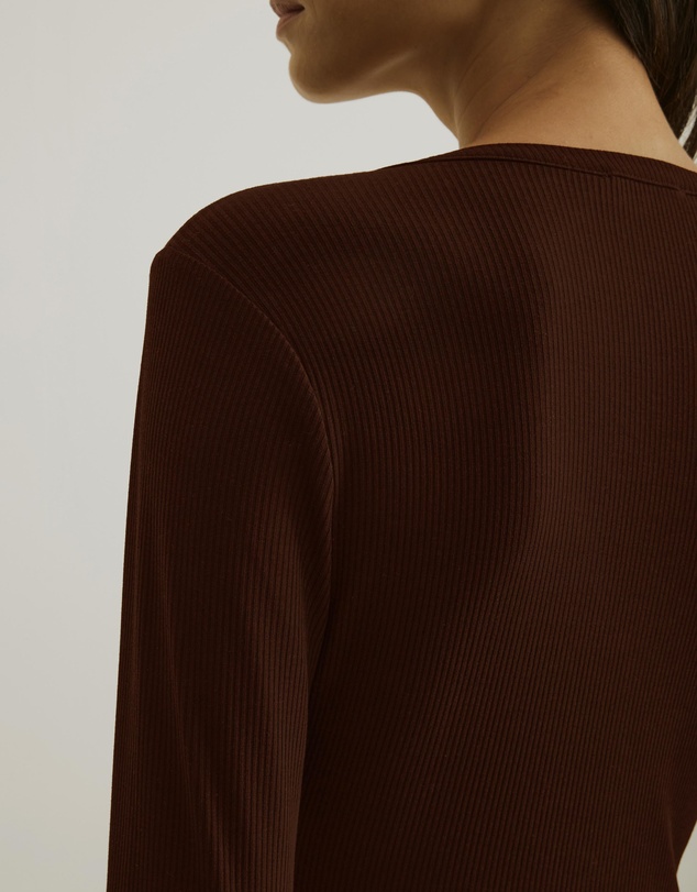 Atmos&Here - Long Sleeve V-Neck Tee