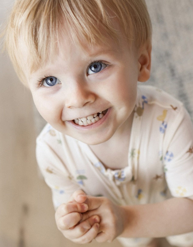 Kynd Baby - Essential Short Sleeve Onesie in Beach Box