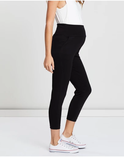 Angel Maternity - Soft Ponti Relax Maternity Pants