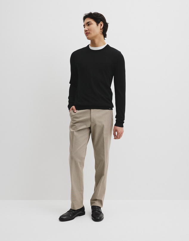 Country Road - Australian Merino Wool Long Sleeve Crew Neck Knit