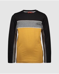 TYGO&vito - Organic Long Sleeve Colour Block Tee - Kids-Teens