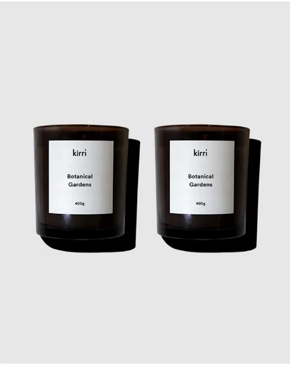Kirri by Scent Australia Home - Botanical Gardens Candle (400g) Duo (Formerly Jardin de Carthage)