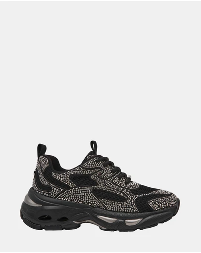 Steve Madden - Zonar-R Black/Pewter Sneakers