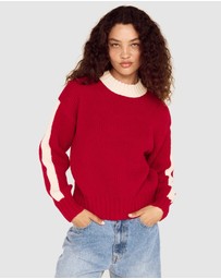 MINKPINK - Tilli Contrast Stripe Knit Jumper