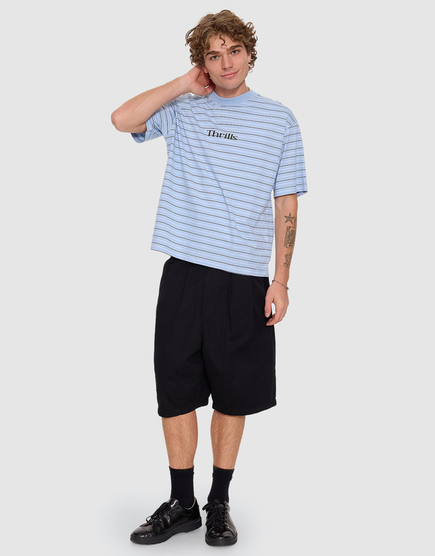 Thrills - Flowers Of Tomorrow Stripe Box Crop Tee