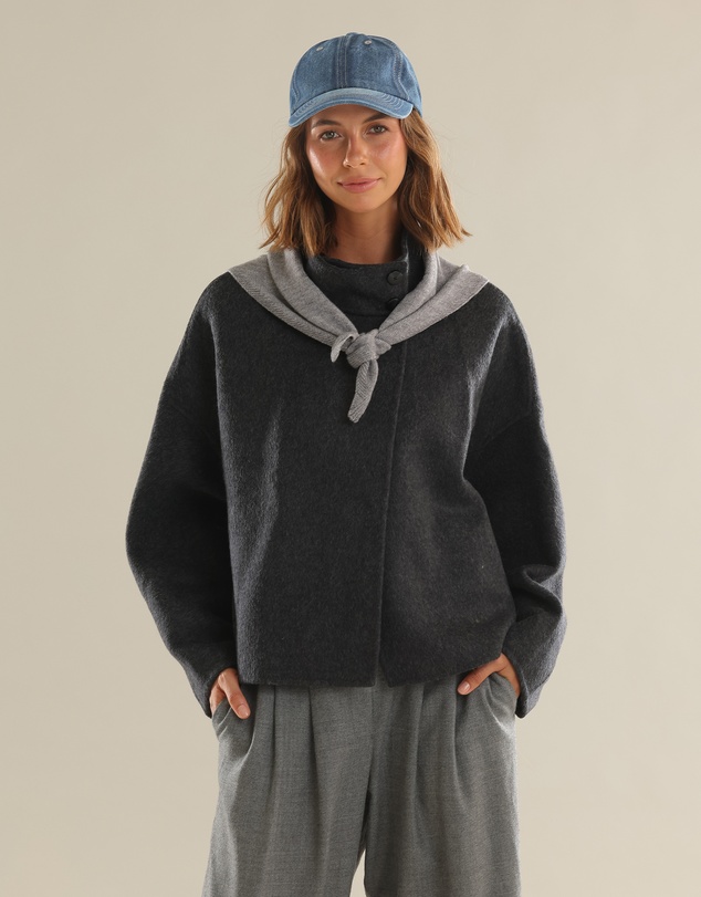 Morgan & Taylor - Katrina Triangle Scarf in Grey