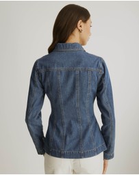 Atmos&Here - Nicole Denim Panel Jacket