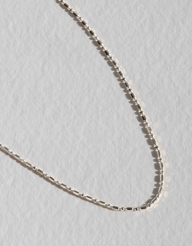 SAINT VALENTINE - Dash Dot Chain Necklace - Silver