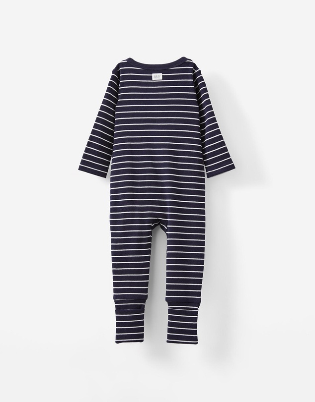 Cotton On Kids - Growie Long Sleeve Rib Romper