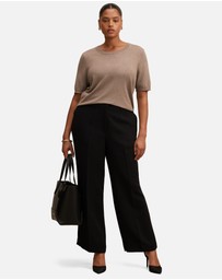 Forever New Curve - Dani Curve Tailored Straight Pants