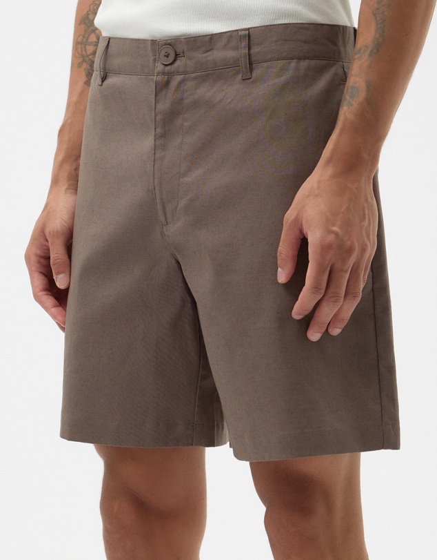 AERE - Tailored Linen Blend Shorts