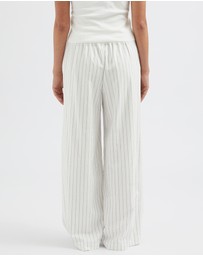 FRIEND of AUDREY - The Stripe Tie Waist Trouser
