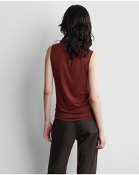 COS - Draped Turtleneck Tank Top