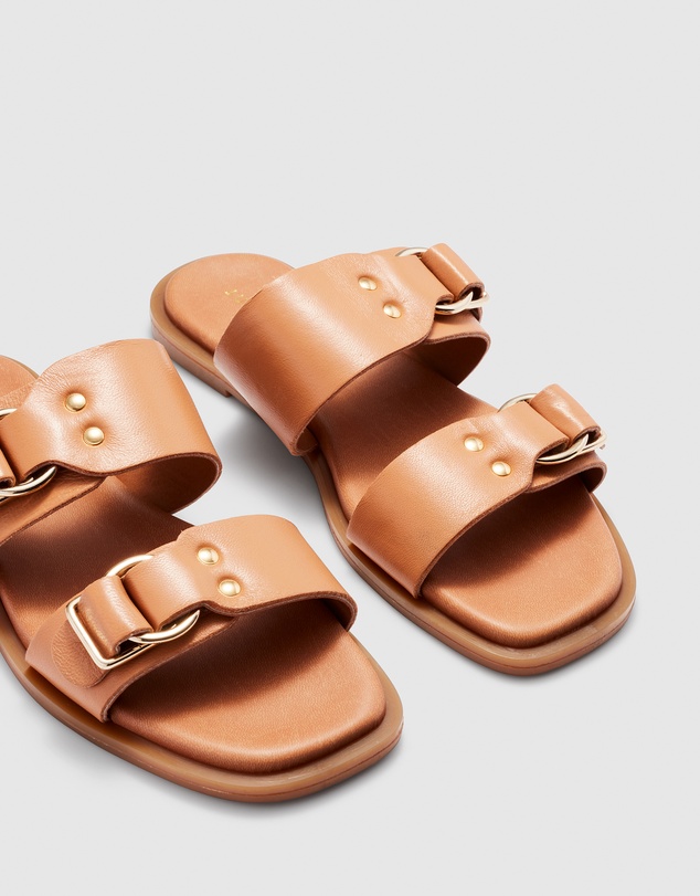 Just Because - Danae Leather Sandals