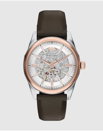 Emporio Armani - Brown Analogue Watch