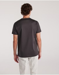 Calibre - Mercerised Crew T-shirt Steel Grey