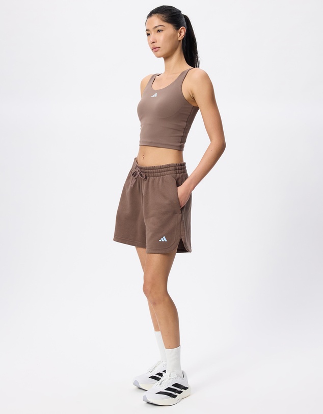 adidas Sportswear - 3 Stripes Studio Fleece Loose Shorts