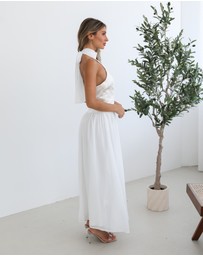 Esther & Co - Francille Dress - White
