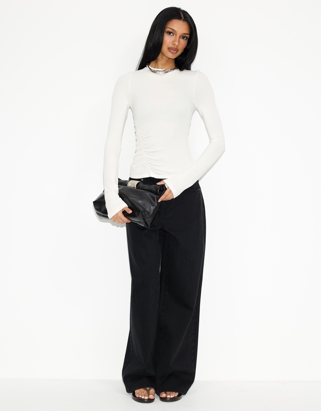 Dazie - Berlin Cinch Waistband Baggy Jeans