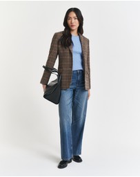 Gant - Stretch Cotton Cable Crew Neck Knit